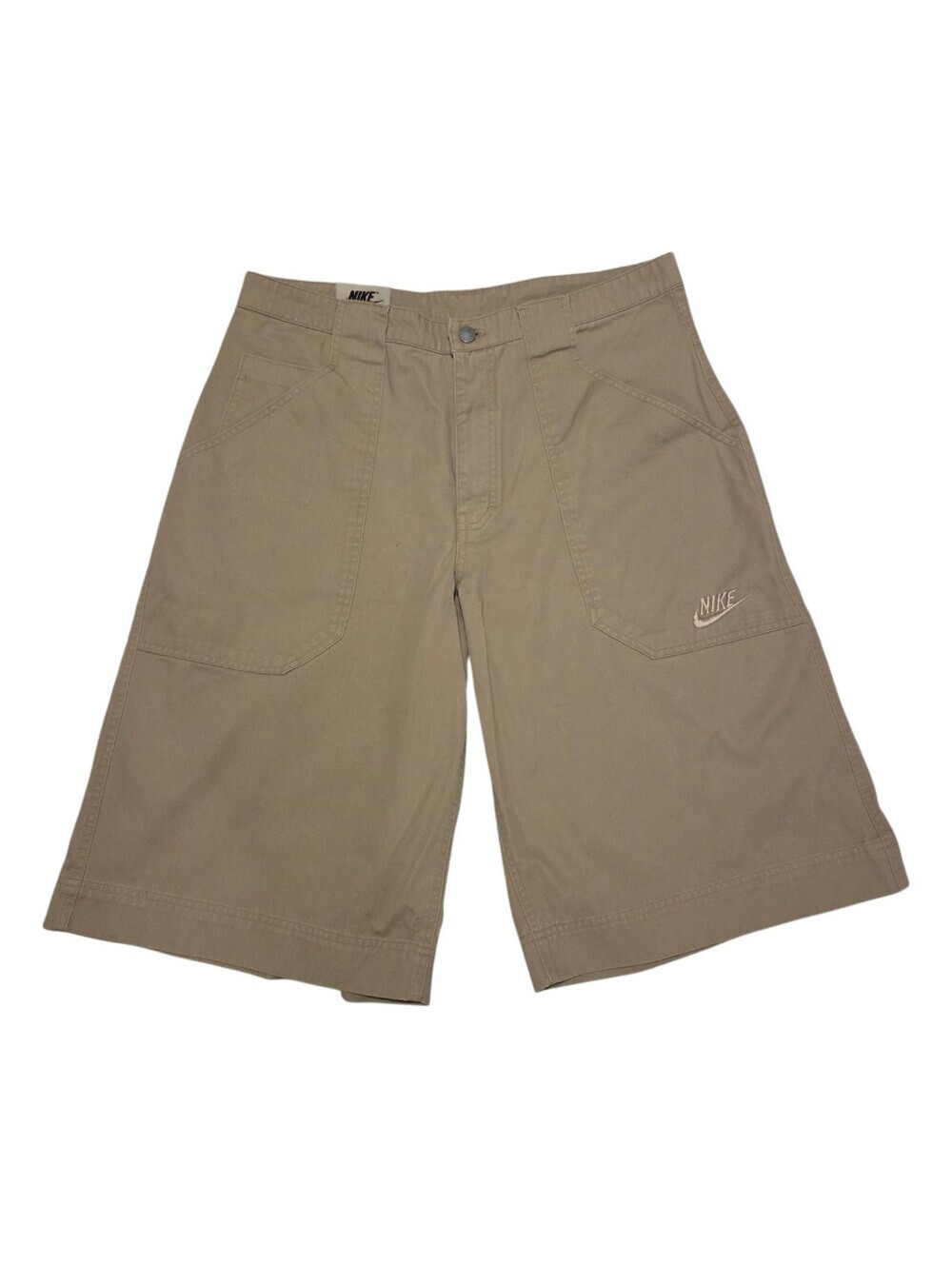 Vintage Y2K Nike Men's Tan Baggy Jorts